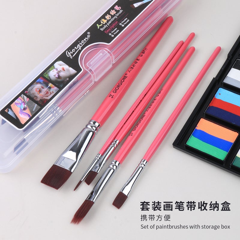 Giorgione 17-Piece Body Painting Pen Set For Face Painting, Embossing, And Children'S Facial Painting Brush Set - Image 4